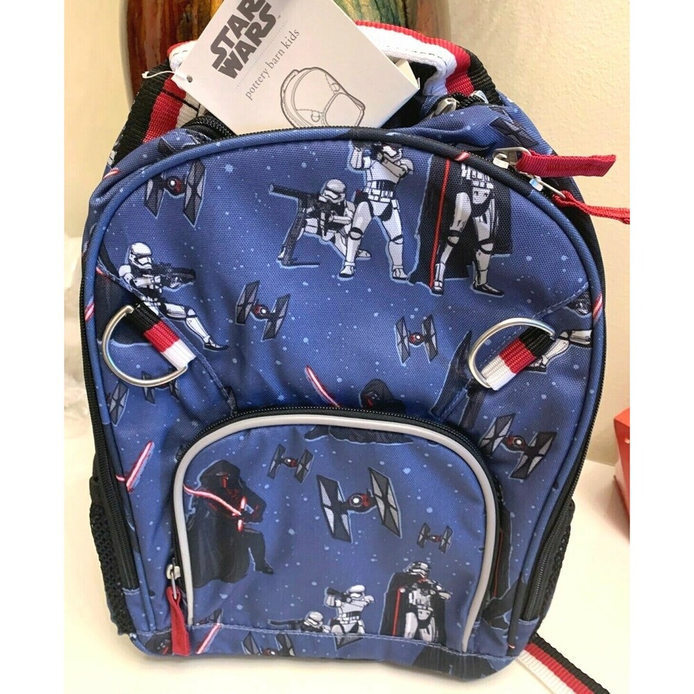 School Pottery Barn STAR WARS BACKPACK Mandalorian grogu Kylo Disney travel  🚀1